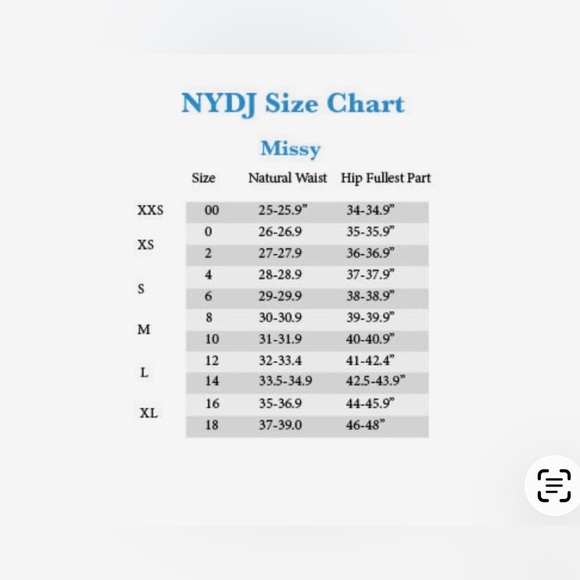 Worn Once NYDJ Women's Dark Blue Relaxed “Magical” Straight Leg Jean, Size 16 - Picture 6 of 16